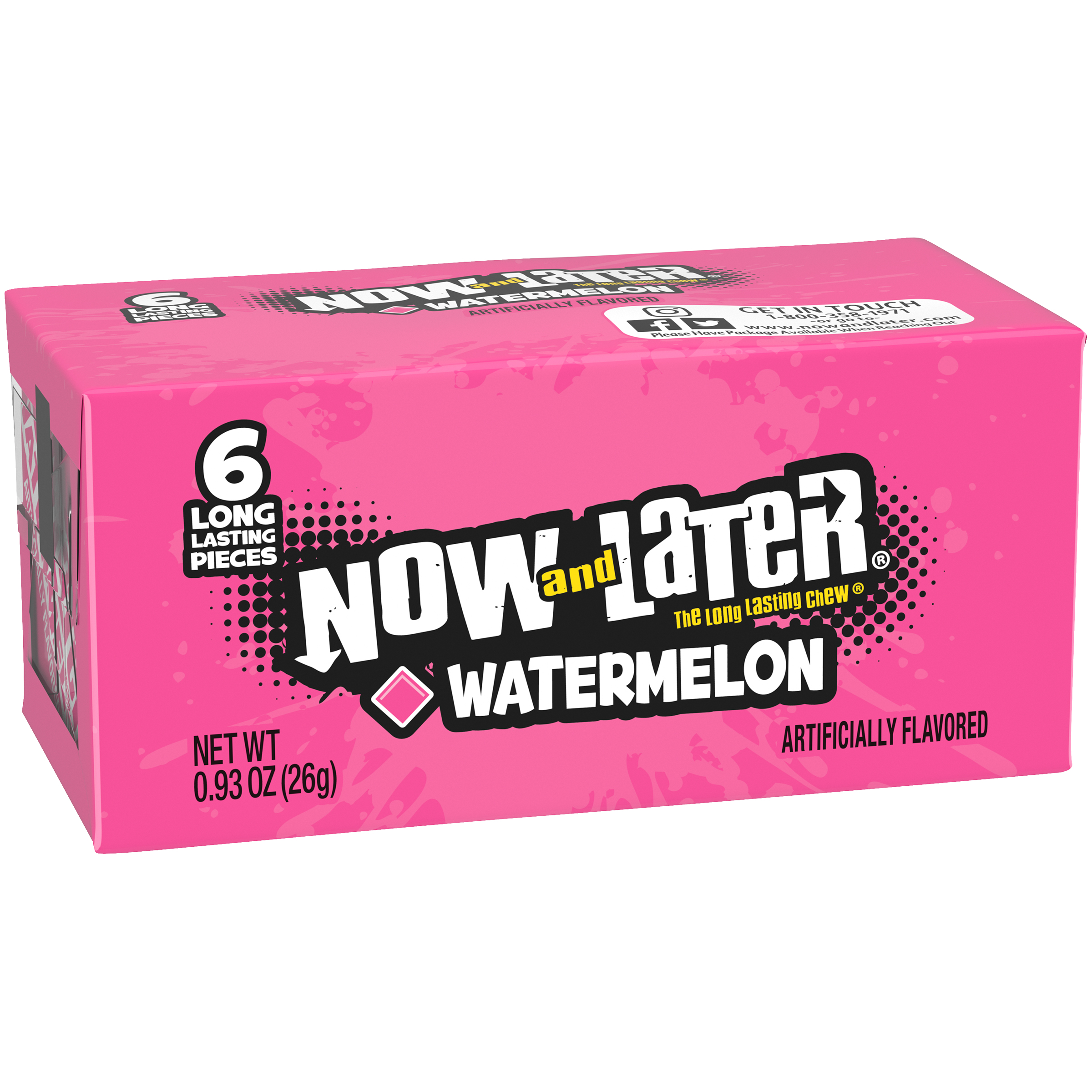 Now & Later (6 Piece) Watermelon .93oz